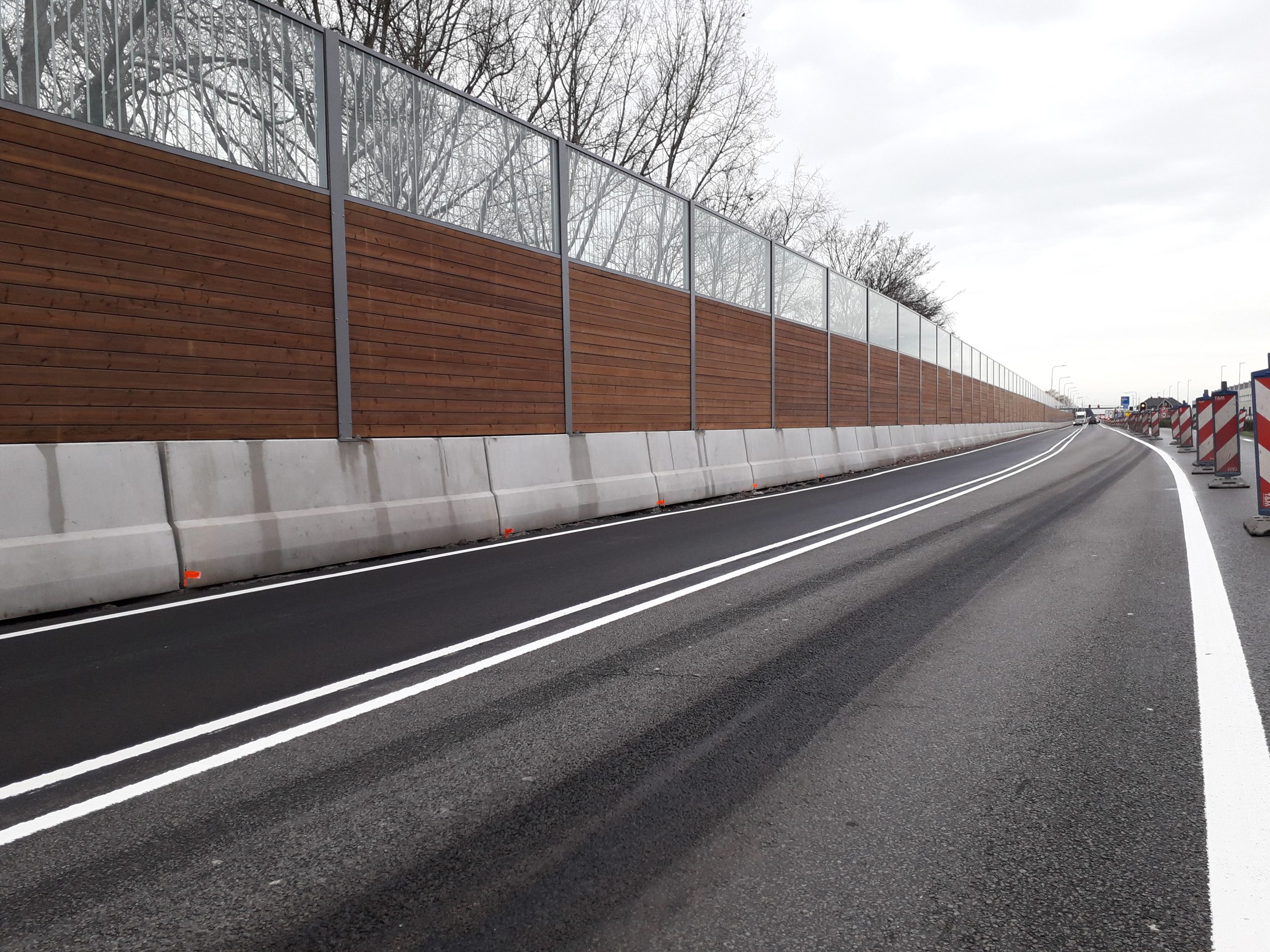 Geluidsscherm N213 in Naaldwijk